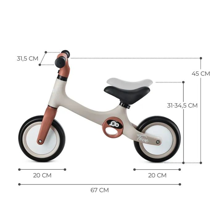 Беговел Kinderkraft Tove Sommer Mint (KRTOVE00MIN0000) (5902533922291) изображение 8