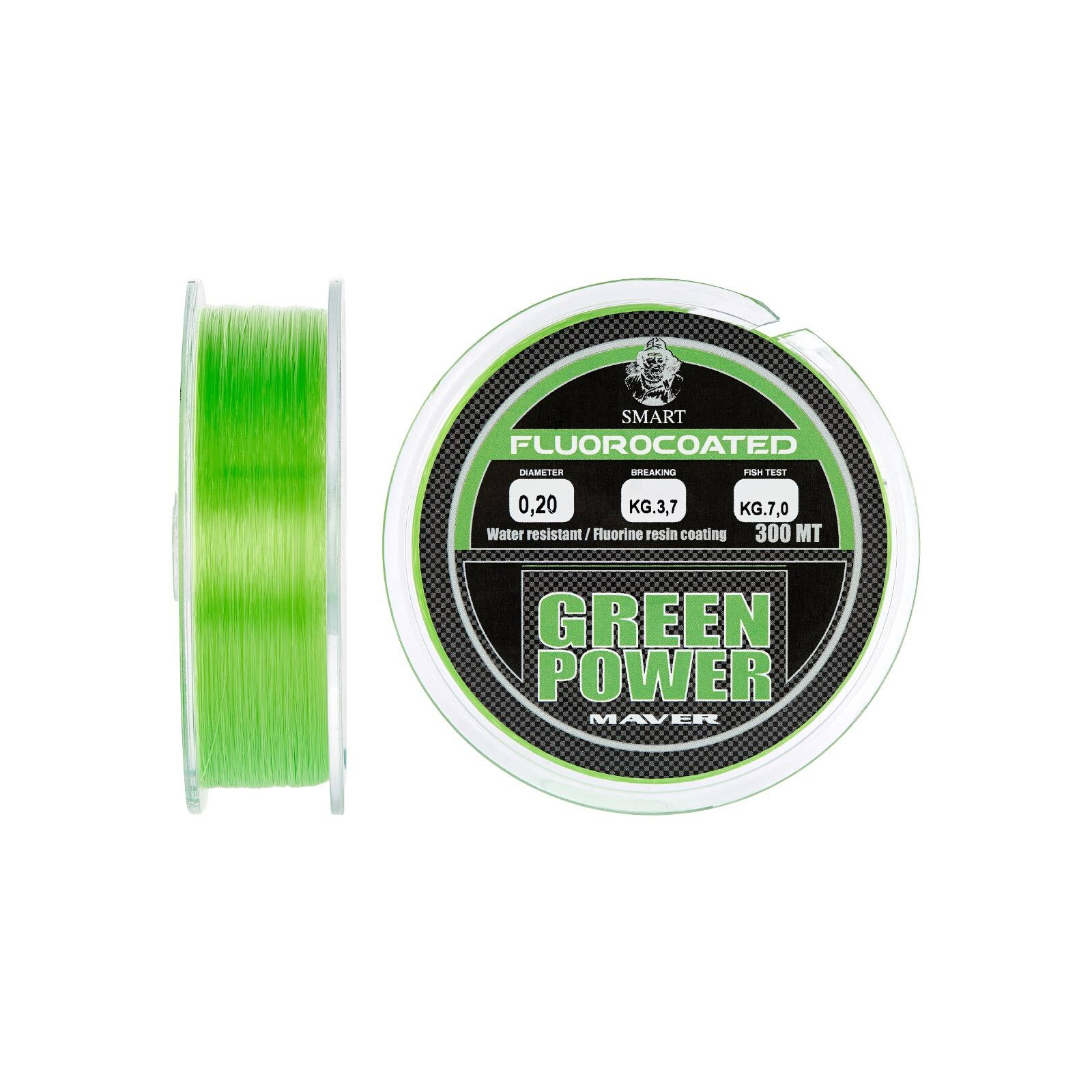 Леска Smart Green Power Fluorine 300m 0.20mm 3.7kg (1300.30.71)
