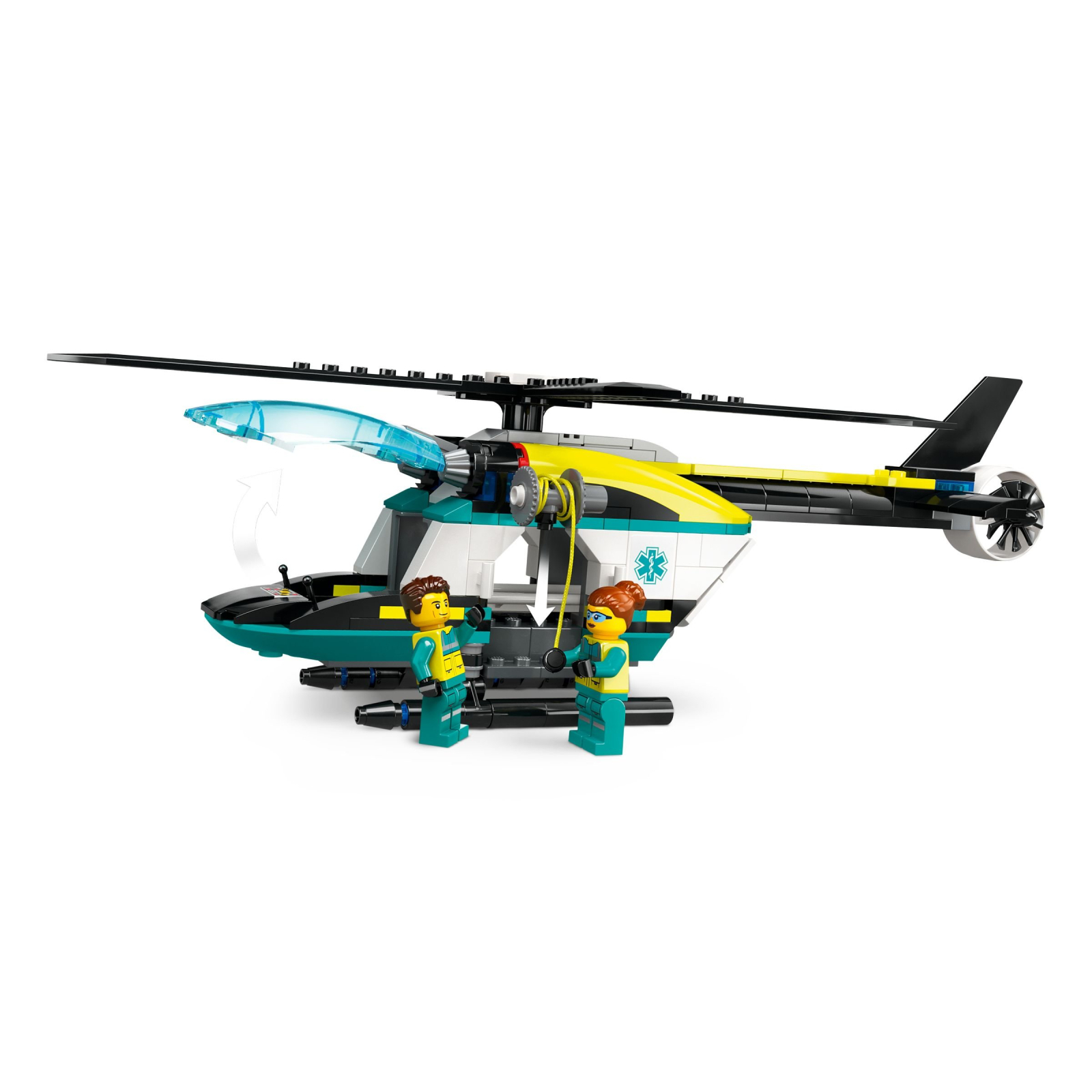 Конструктор LEGO City Гелікоптер аварійно-рятувальної служби 226 деталей (60405) зображення 5