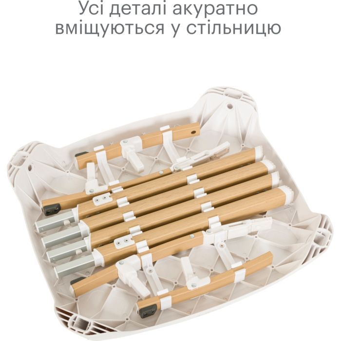 Стілець для годування Tutti Bambini 7 в 1 Nova білий (611010/3511) зображення 6