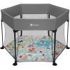 Детский манеж Lionelo Roel Grey Multicolor (LO-ROEL GREY MULTICOLOR)