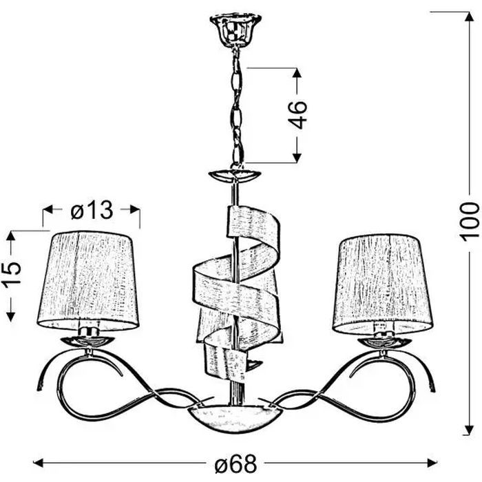Люстра Candellux DENIS (33-23414) зображення 2