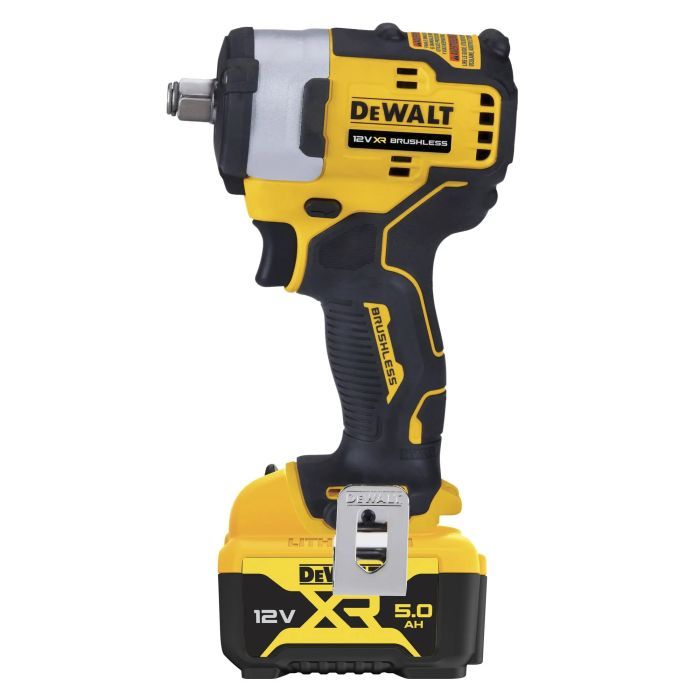Гайковерт DeWALT 12V XR Li-lon, бесщеточный, 338 Нм, 2x5Ah, кейс TSTAK (DCF901P2) изображение 2