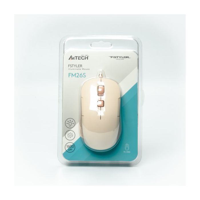 Мышка A4Tech FM26S USB Icy White (4711421993562) изображение 11