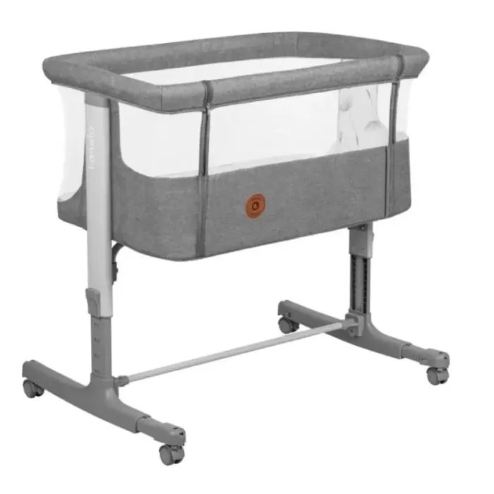 Кроватка Lionelo приставная Aurora Grey Concrete (LO-AURORA GREY CONCRETE)