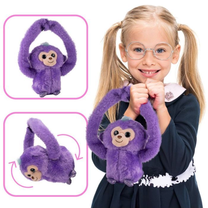 Інтерактивна іграшка Bambi Мавпа Рожева (MP 2304 pink) зображення 4