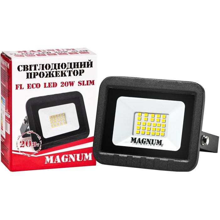 Прожектор MAGNUM FL ECO LED 20Вт slim 6500К IP65 (90011659) изображение 5