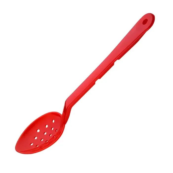 Ложка кухарська Bora Plastik для роздачі перфорована 33 см Червона (BO718RD)