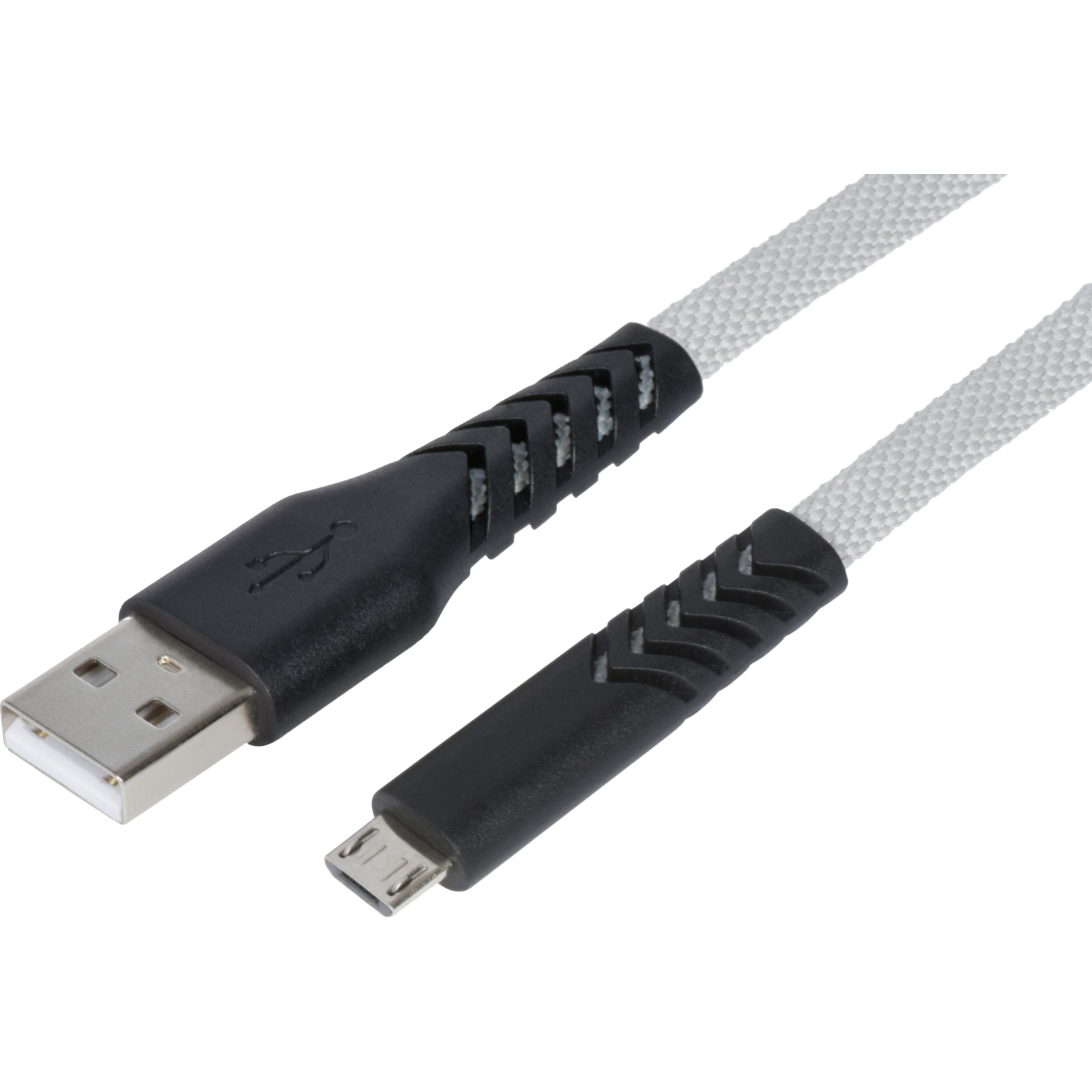 Дата кабель USB 2.0 AM to Micro 5P 1.0m Gray 2E (2E-CCMT-1MGR) изображение 2