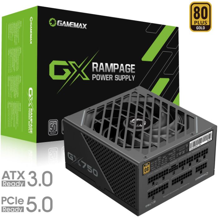 Блок питания Gamemax 750W (GX-750 PRO BK (ATX3.0 PCIe5.0)) изображение 11