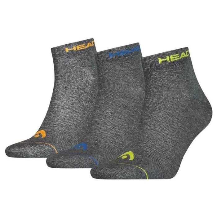 Носки Head Quarter 3P Unisex 761011001-002 3 пари Темно-сірий 35-38 (8718824970370)