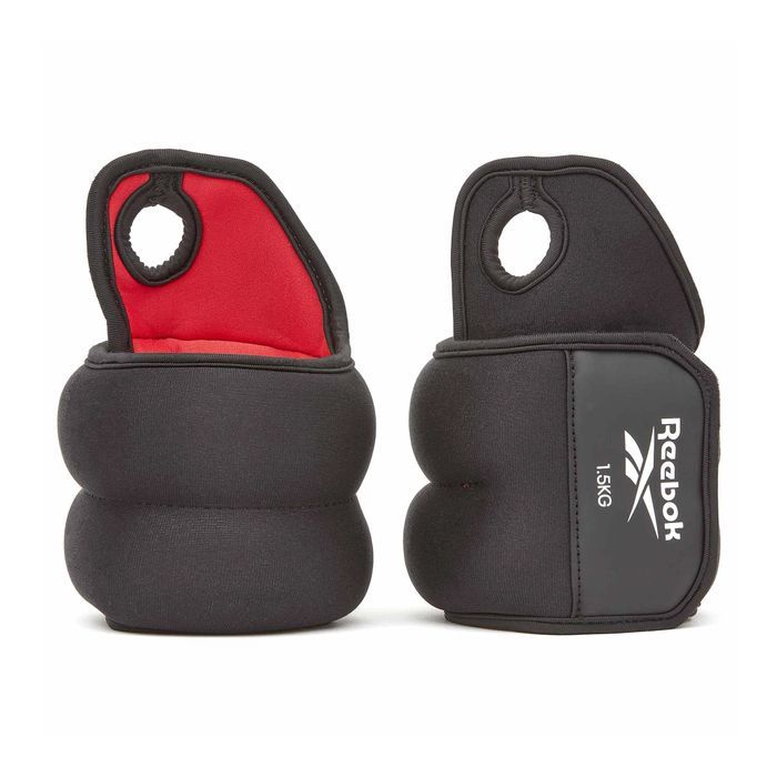Утяжелитель Reebok Wrist Weights чорний, червоний RAWT-11211 1.0 кг (885652020558) изображение 3