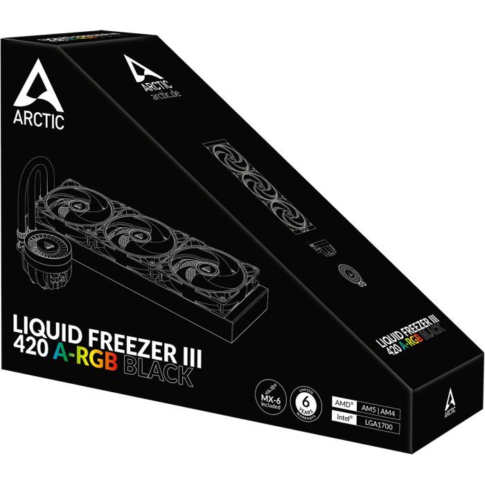 Система жидкостного охлаждения Arctic Liquid Freezer III 420 A-RGB (ACFRE00145A) изображение 12