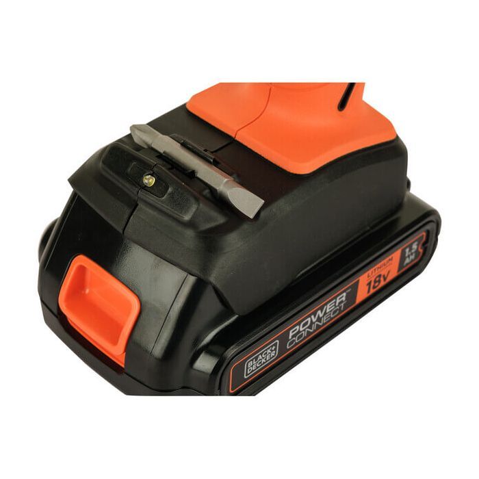 Шуруповерт Black&Decker 18 В, 1.5Ah, 45 Нм,0-360/0-1400 об/мин, 21000 уд/мин, 1.3 кг (BCD003C1) изображение 12
