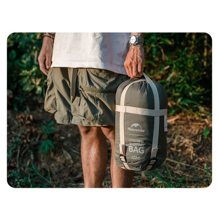 Спальний мішок Naturehike LD150 CNK2300SD016 бежевий (6976023921766) зображення 6