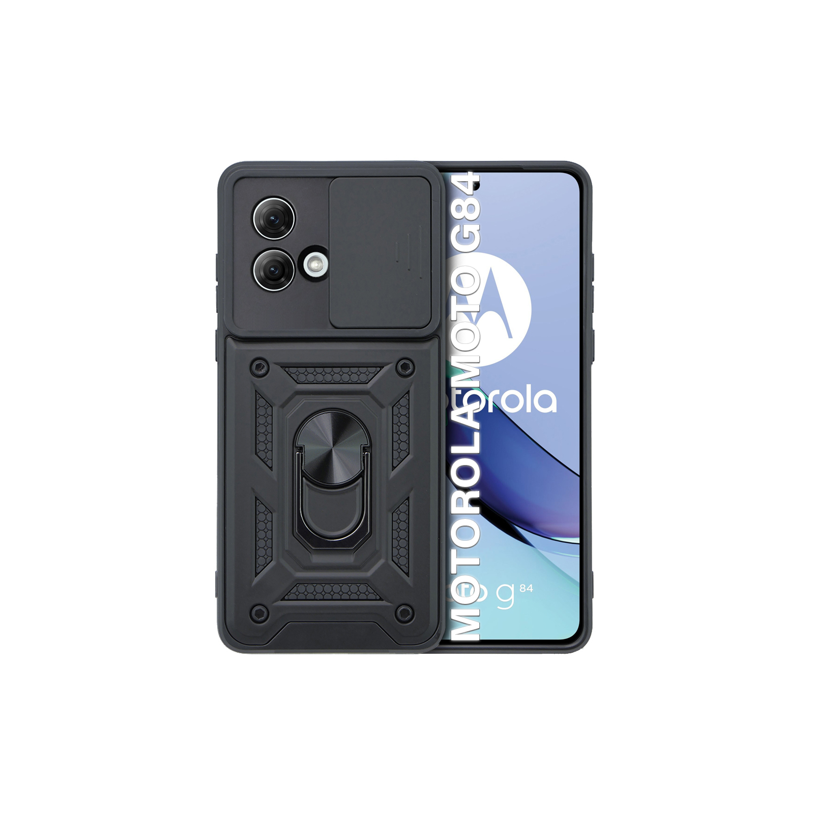 Чехол для мобильного телефона BeCover Military Motorola Moto G84 Black (710675)