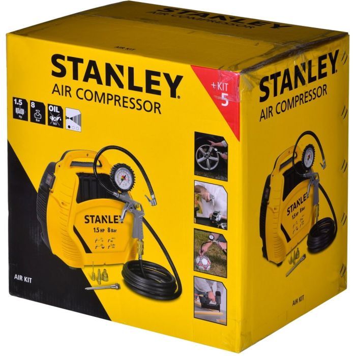 Компрессор Stanley AIR KIT, 180 л/мин, 1.1 кВт, 6,1 кг (AIRKIT) изображение 11