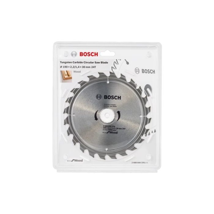 Диск пильний Bosch optiline Eco, 190x30мм, 24T (2.608.644.376) зображення 2