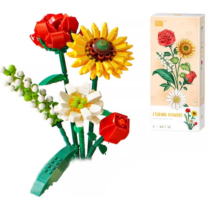 Конструктор LOZ mini Букет цветов 3 (1659)