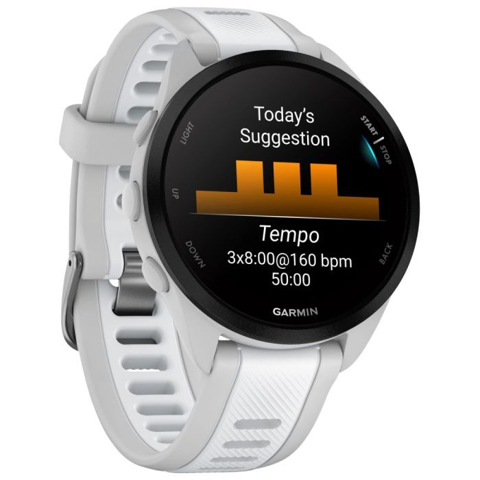 Смарт-годинник Garmin Forerunner 165 Music, Mist Grey/Whitestone, GPS (010-02863-31) зображення 3