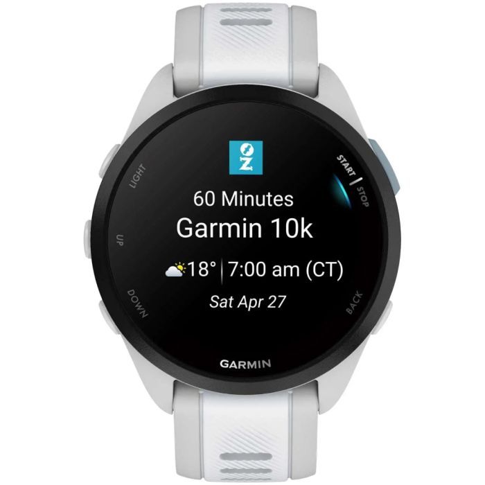 Смарт-годинник Garmin Forerunner 165 Music, Mist Grey/Whitestone, GPS (010-02863-31) зображення 8