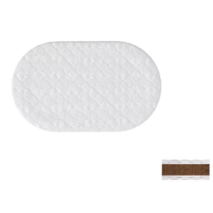 Матрац для дитячого ліжечка Ingvart Smart Bed Round кокос, 72х120 см (2100023000006) зображення 2