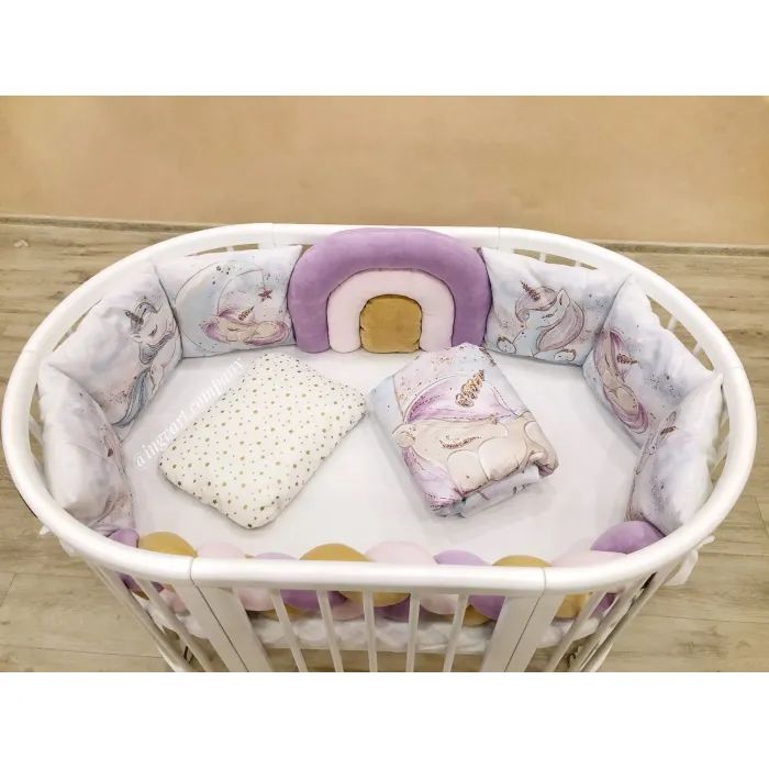 Детский постельный набор Ingvart Единорог в кроватку Smart Bed (42100) изображение 3