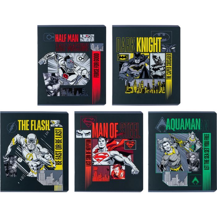 Тетрадь Kite DC Comics 24 листов, клетка (DC24-238)