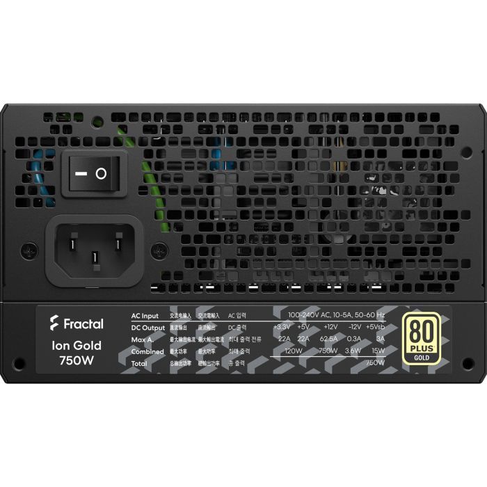 Блок живлення Fractal Design 750W Ion Gold (FD-P-IA2G-750-EU) зображення 5