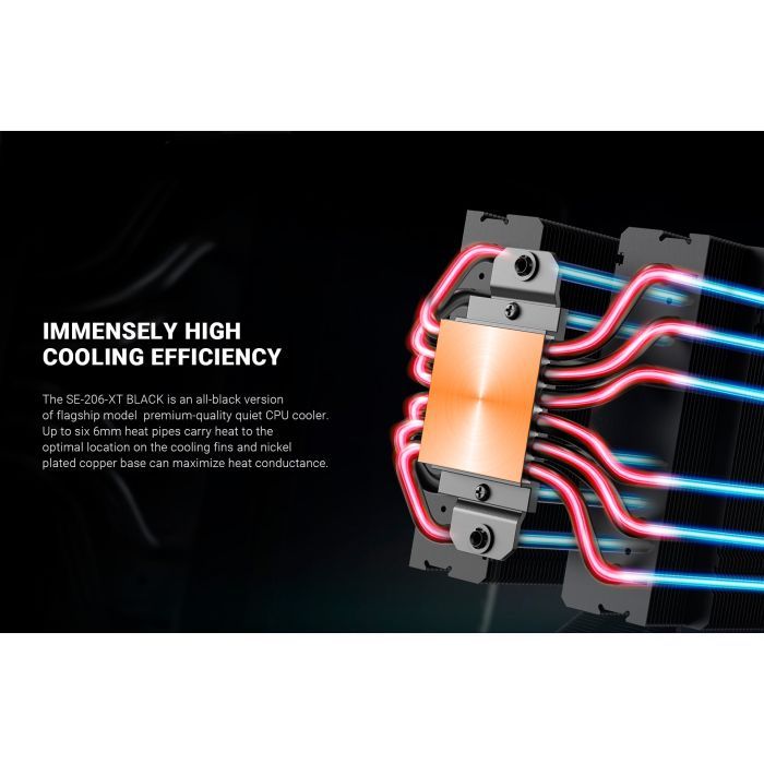 Кулер до процесора ID-Cooling SE-206-XT Full Black зображення 10