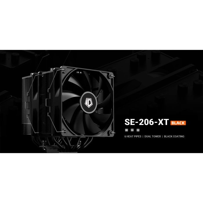 Кулер до процесора ID-Cooling SE-206-XT Full Black зображення 9