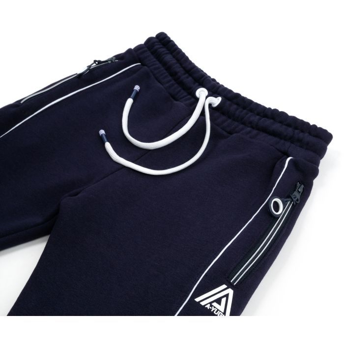 Спортивный костюм детский A-Yugi на молнии (7052-146B-blue) изображение 7