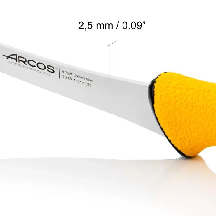 Кухонный нож Arcos Duo Pro обвалювальний 140 мм зі скошеним лезом напівжорсткий (201300) изображение 5