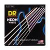 Струны для гитары DR Strings NEON White Electric - Light (09-42) (NWE-9)