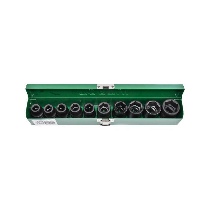 Набор головок Toptul ударных 1/2" 10-24мм 10шт. (GDAD1001) изображение 3