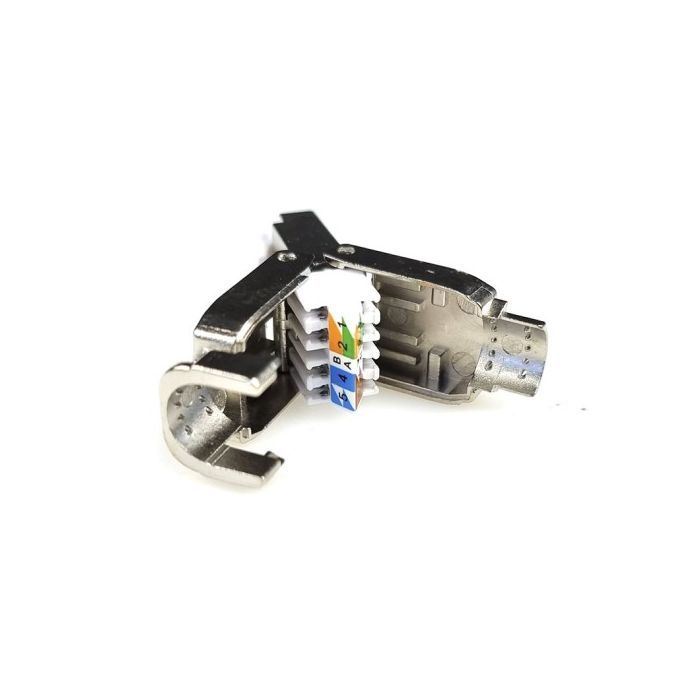 Коннектор Eserver RJ45 cat.6A FTP 8P8C, безинструментальный (WT-6084-FTP) изображение 5