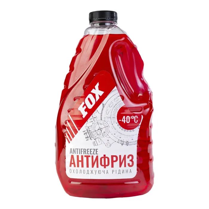 Антифриз Fox -40 Червоний 1л