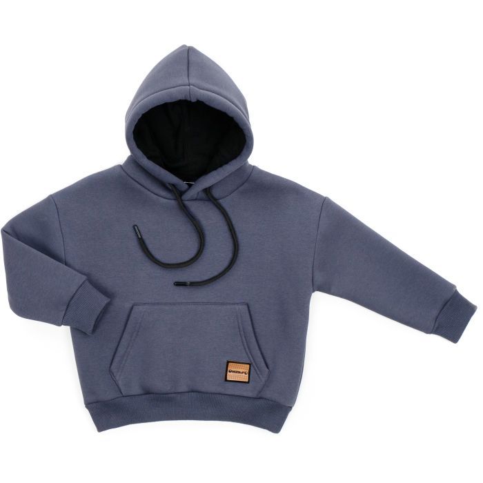 Кофта дитяча Cloise худи флісова (CL0115008-104-gray)