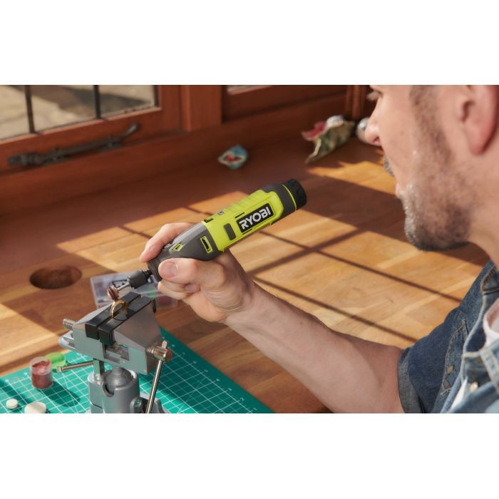 Гравер Ryobi акумуляторний RRT4-120GA15 4В, 1х2Ah, 15 аксесуарів, 0.23кг (5133005634) зображення 3