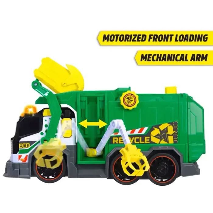 Спецтехника Dickie Toys Мусоровоз с контейнером, со звук. и светл. эффектами, 41 см (3307001) изображение 5