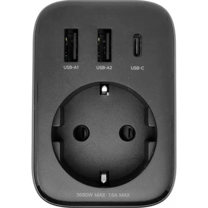 Зарядний пристрій Ugreen 3xUSB 30W Outlet Extender (2хUSB-A+USB-C) CD314 (90613) зображення 2