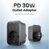Зарядний пристрій Ugreen 3xUSB 30W Outlet Extender (2хUSB-A+USB-C) CD314 (90613) зображення 8