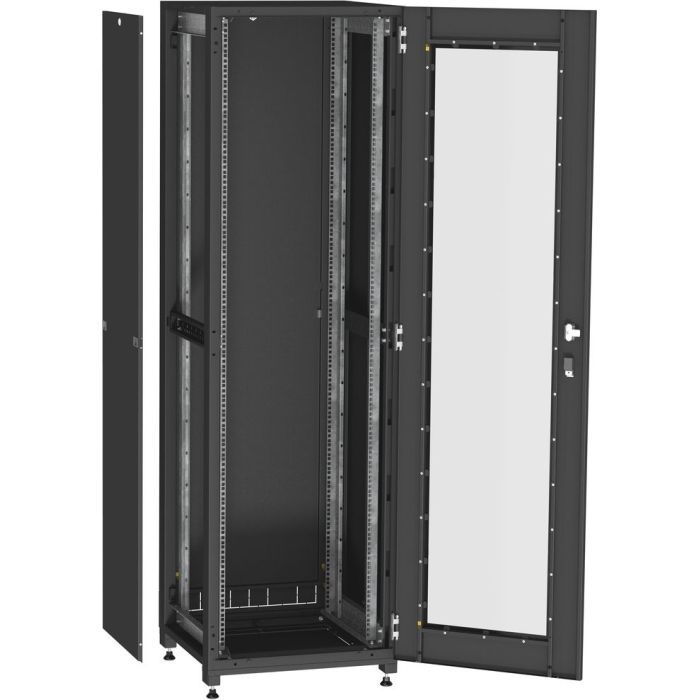 Шкаф напольный Ipcom 42U 19" 600x1000 (С-42U-06х10-ДC-ПГ-9005) изображение 3