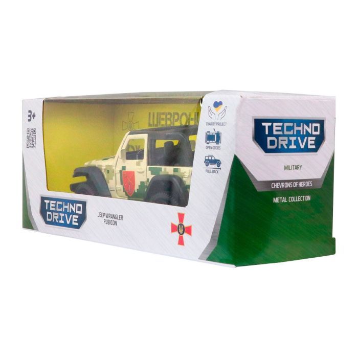 Машина TechnoDrive серии Шевроны Героев - Jeep Wrangler Rubicon - ОК Юг (250398UM) изображение 6