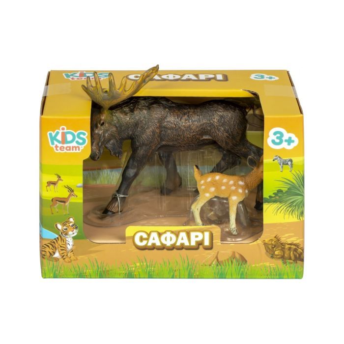 Фигурка Kids Team Сафари Лось и лосёнок (Q9899-A25_2) изображение 2