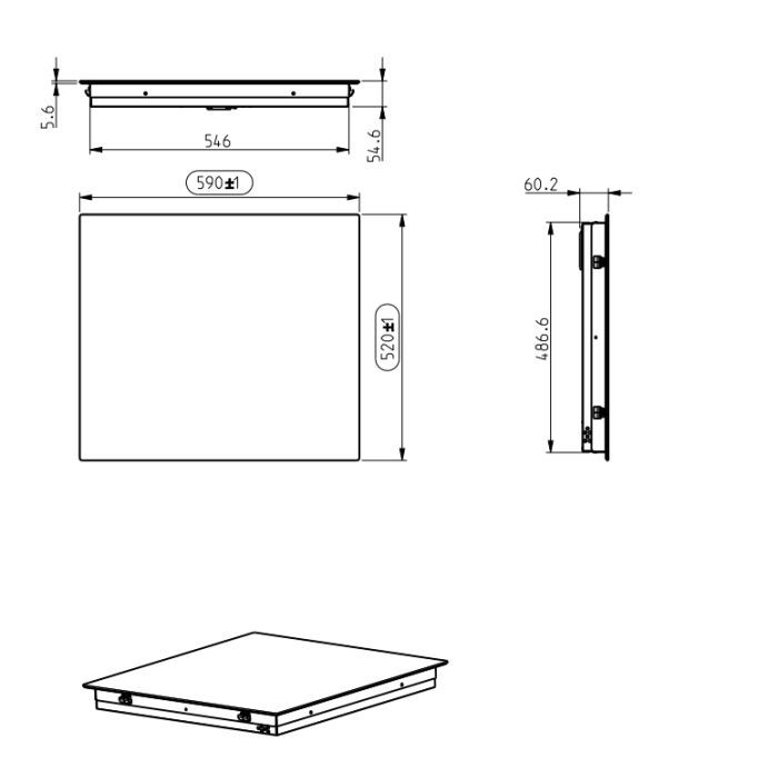 Варочна поверхня Elica RATIO 604 PLUS BL зображення 8