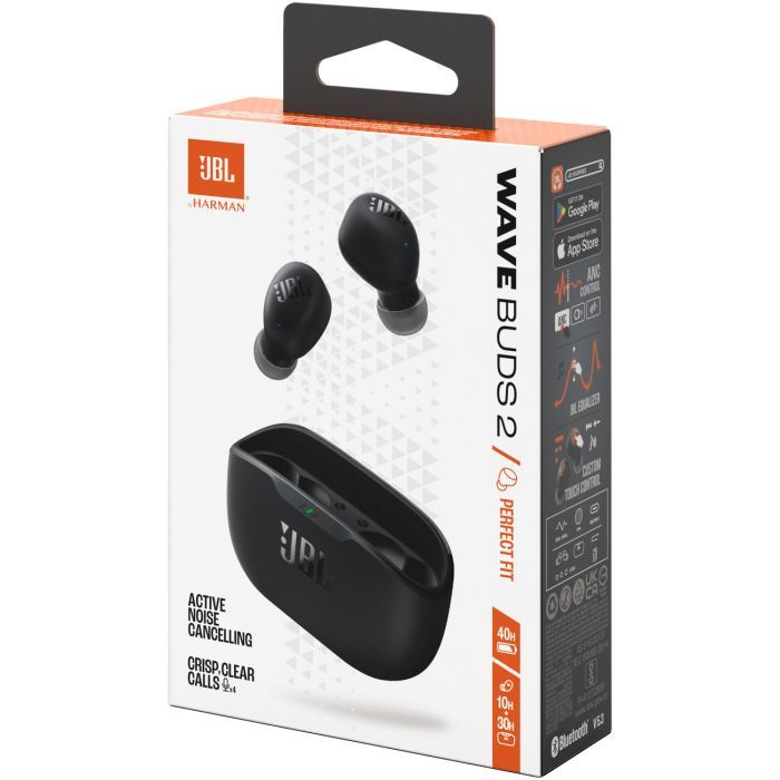 Наушники JBL Wave Buds 2 Black (JBLWBUDS2BLK) изображение 10