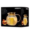 Заварник Ardesto Golden Moon 1000мл, боросилікатне скло, нержавіюча сталь, золотистий (AR3010BBG) изображение 6