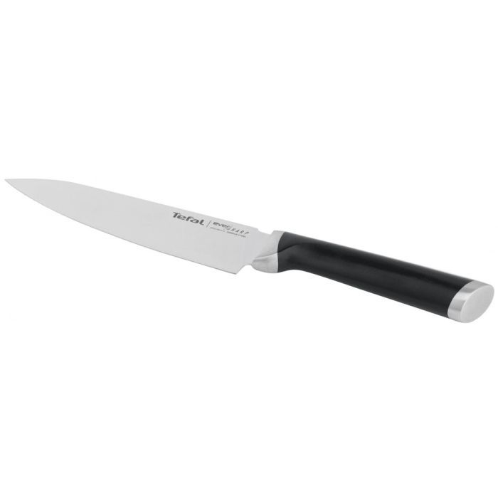 Кухонный нож Tefal Eversharp, 16.5см, з чохол-точило нержавіюча сталь, чорний (K2569004) изображение 2