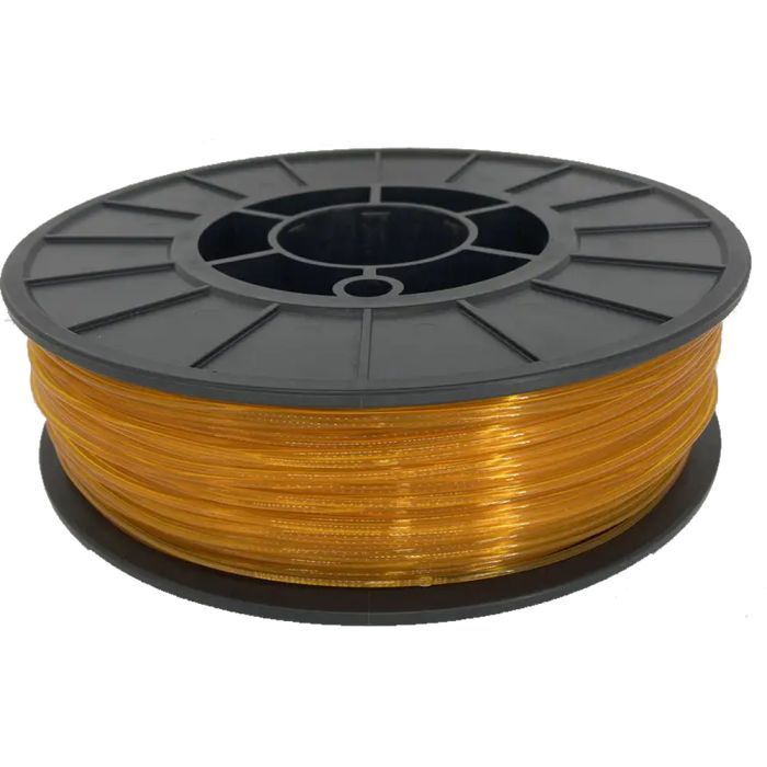 Пластик для 3D-принтера 3Dplast PLA 1.75мм, 0.85кг, transparently-orange (3DPLA17508YHO) зображення 2